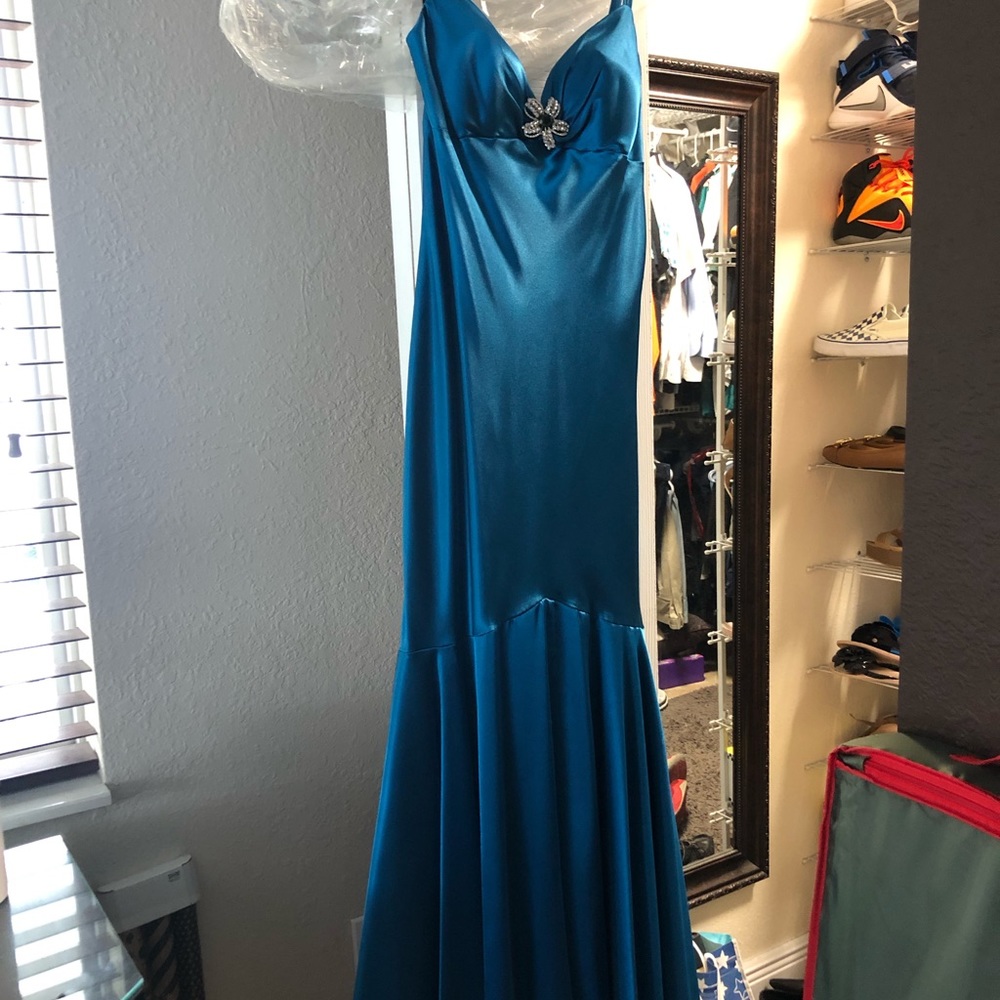 Blue mermaid dress size 10